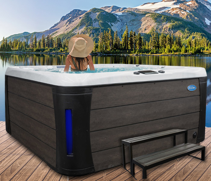 Calspas hot tub being used in a family setting - hot tubs spas for sale New Port Beach